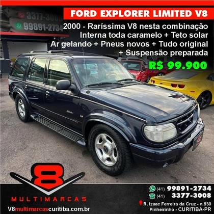 FORD EXPLORER 4.0 XLT 4X4 V6 GASOLINA 4P AUTOMÁTICO